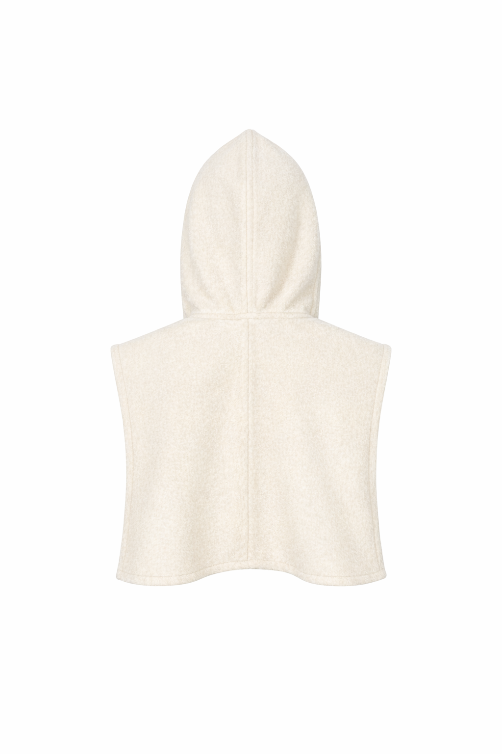 Wool Hooded Vest Color 1