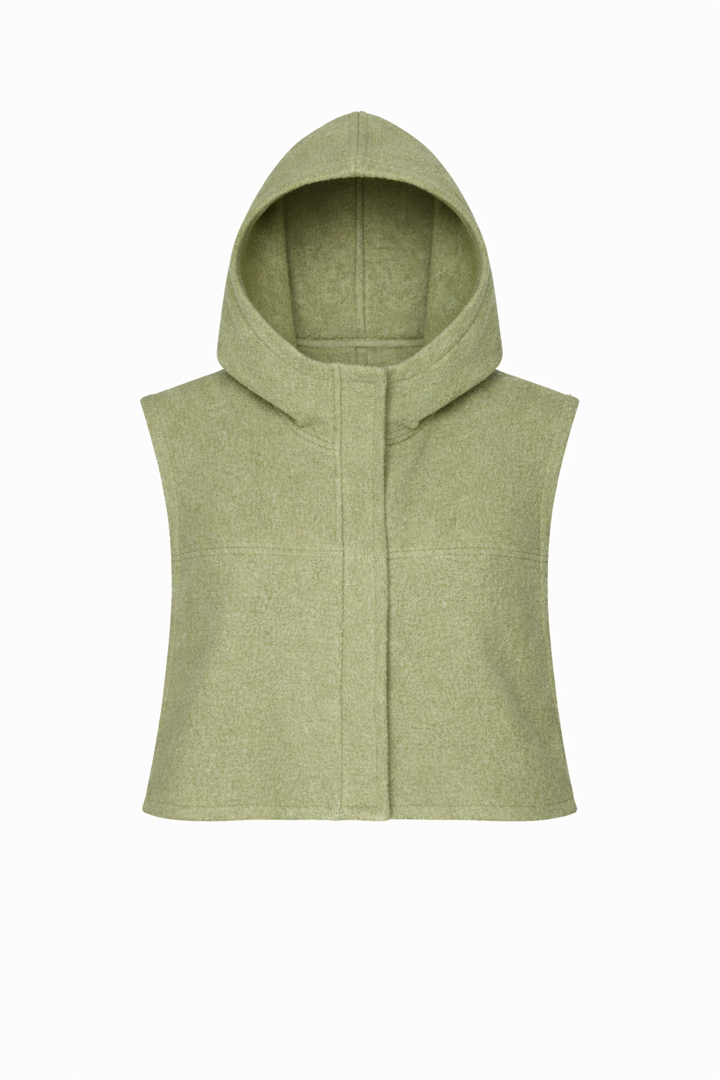 Wool Hooded Vest Color 3