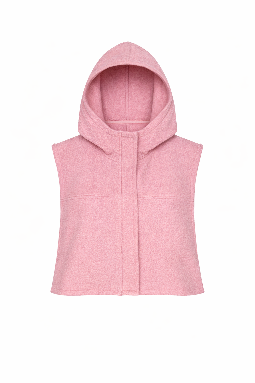 Wool Hooded Vest Color 4